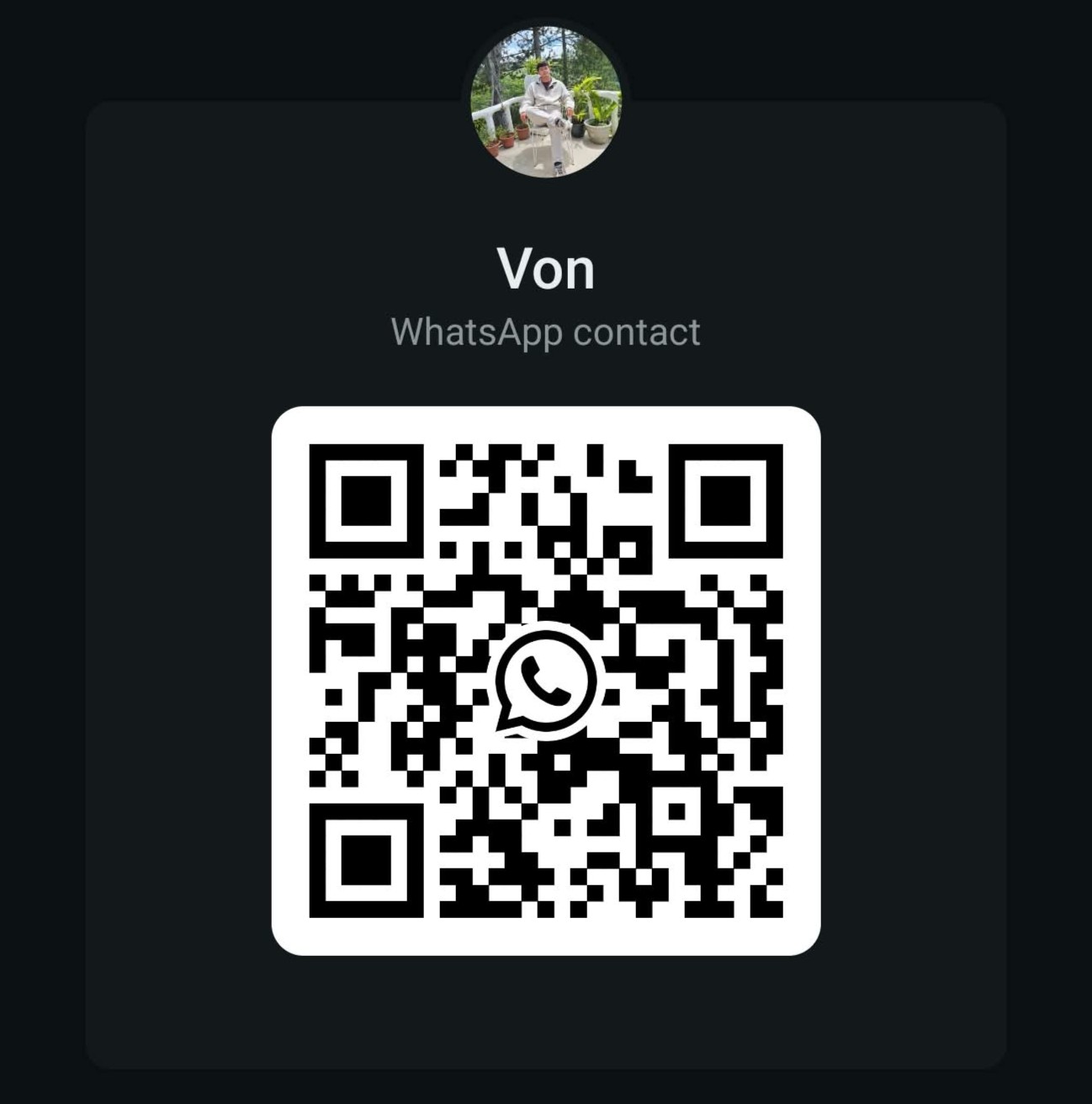 WhatsApp QR code